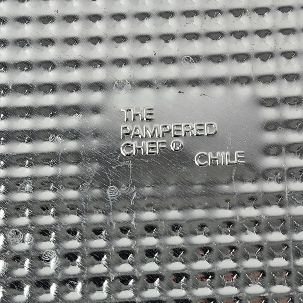The Pampered Chef Flat Flan Pan Set Two 10